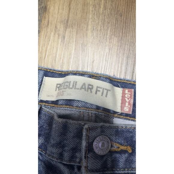 Levi's 505 Jeans Men's 34x34 Blue Original Fit Straight Leg Jeans - Picture 6 of 8